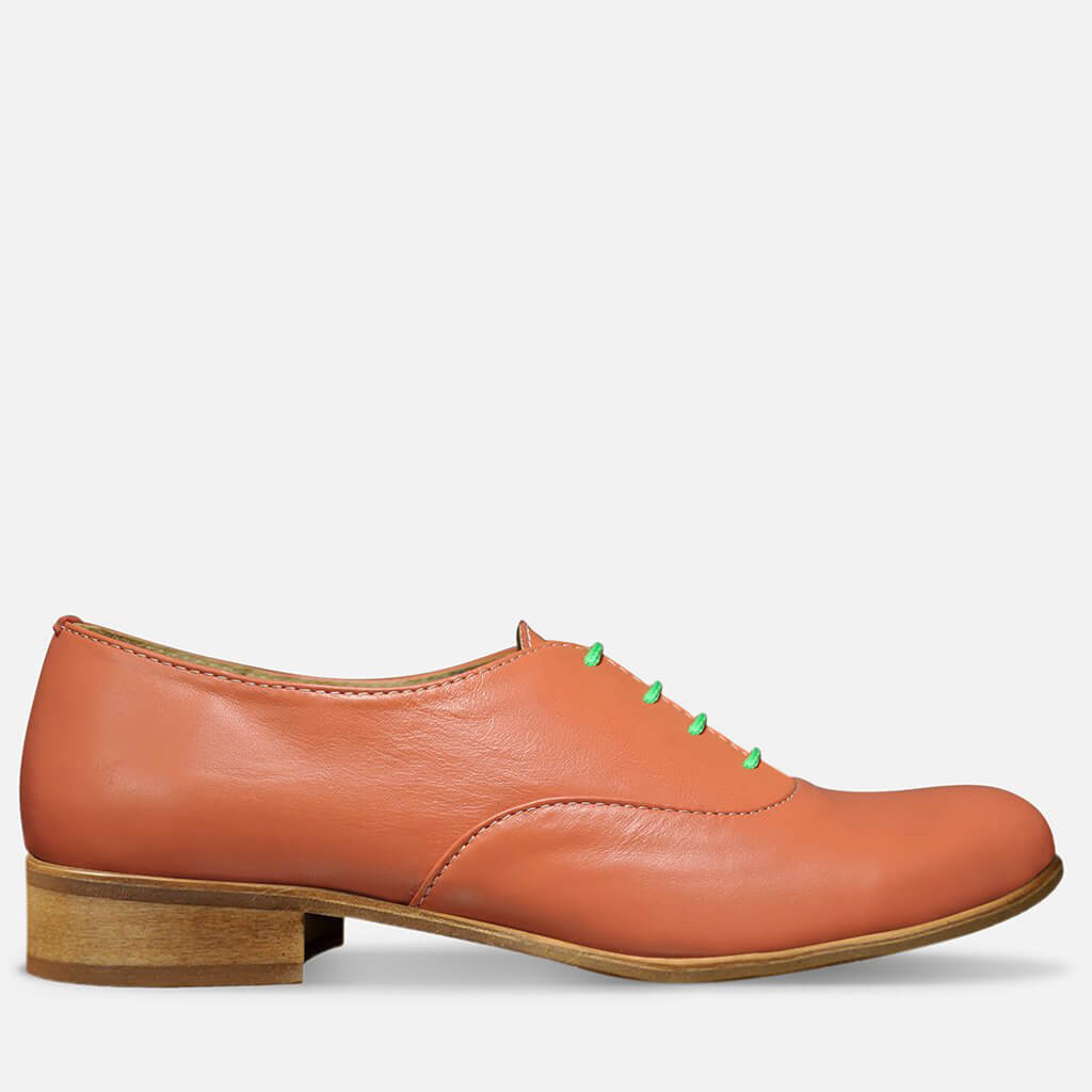 Salmon dress deals shoes