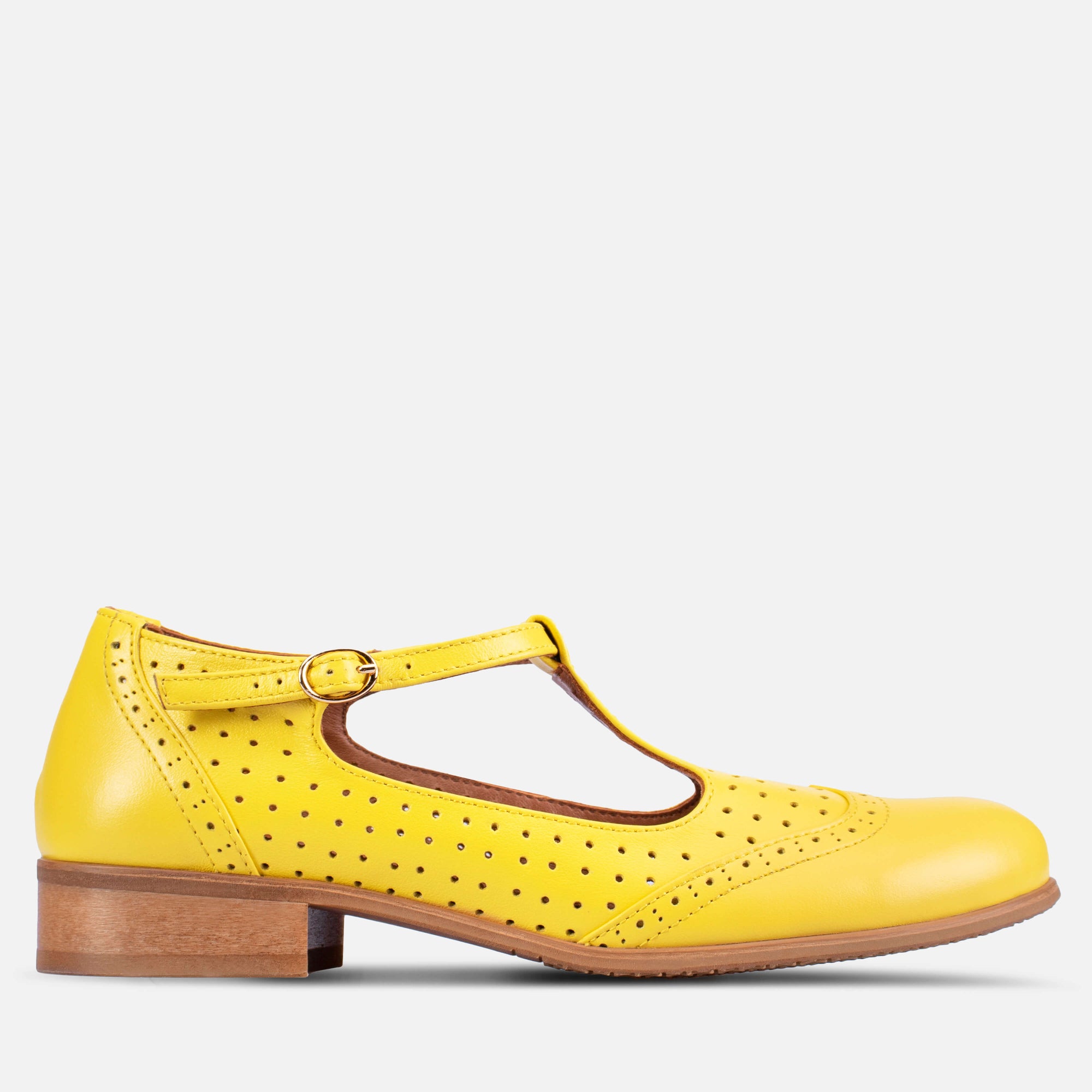 Yellow Mary Jane Shoes by Julia Bo - Julia Bo Yellow Mary Jane Shoes by Julia Bo - Julia Bo