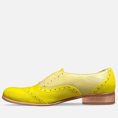 Yellow_Laceless_Oxfords_for_Women