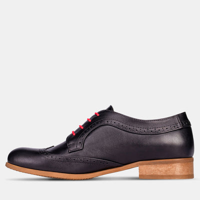 black oxford shoes for women