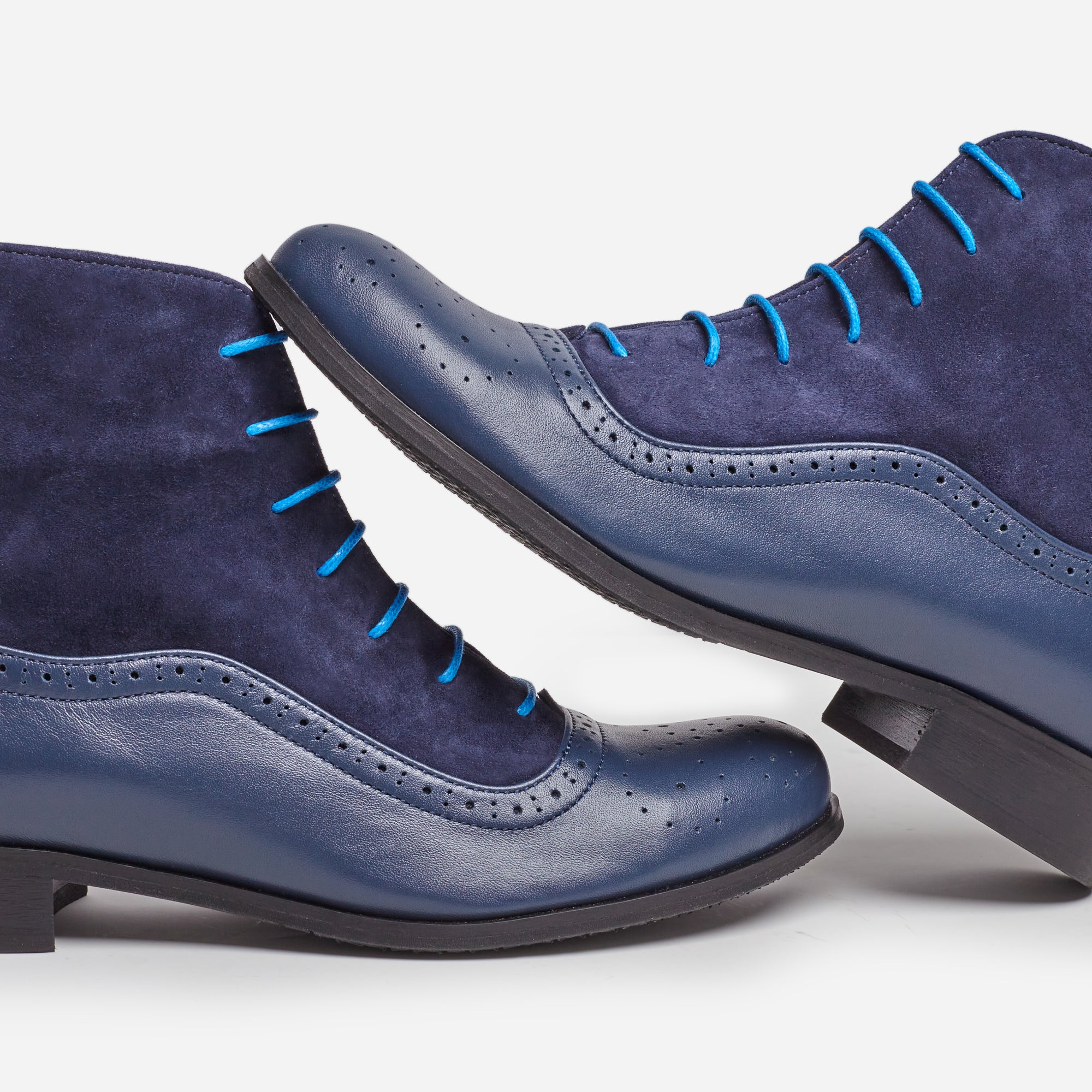 Women's Armada - Oxford Boots, Navy Blue, US 10 Women's Armada - Oxford Boots, Navy Blue, US 10