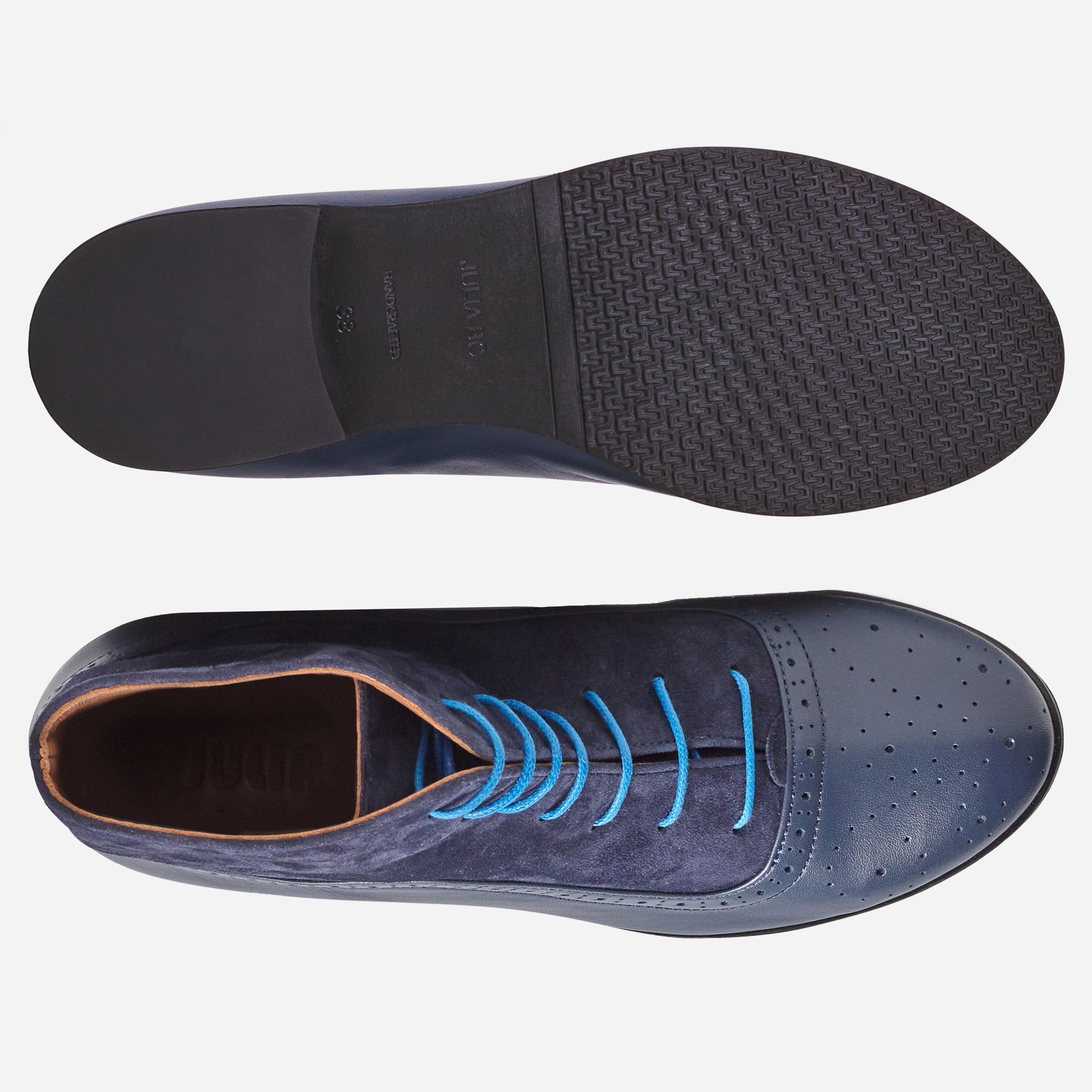 Blue Jeans Aesthetic Sneakers, EU38 (US7.0) / Blue