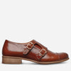 monk strap shoes women brown leather juliabo