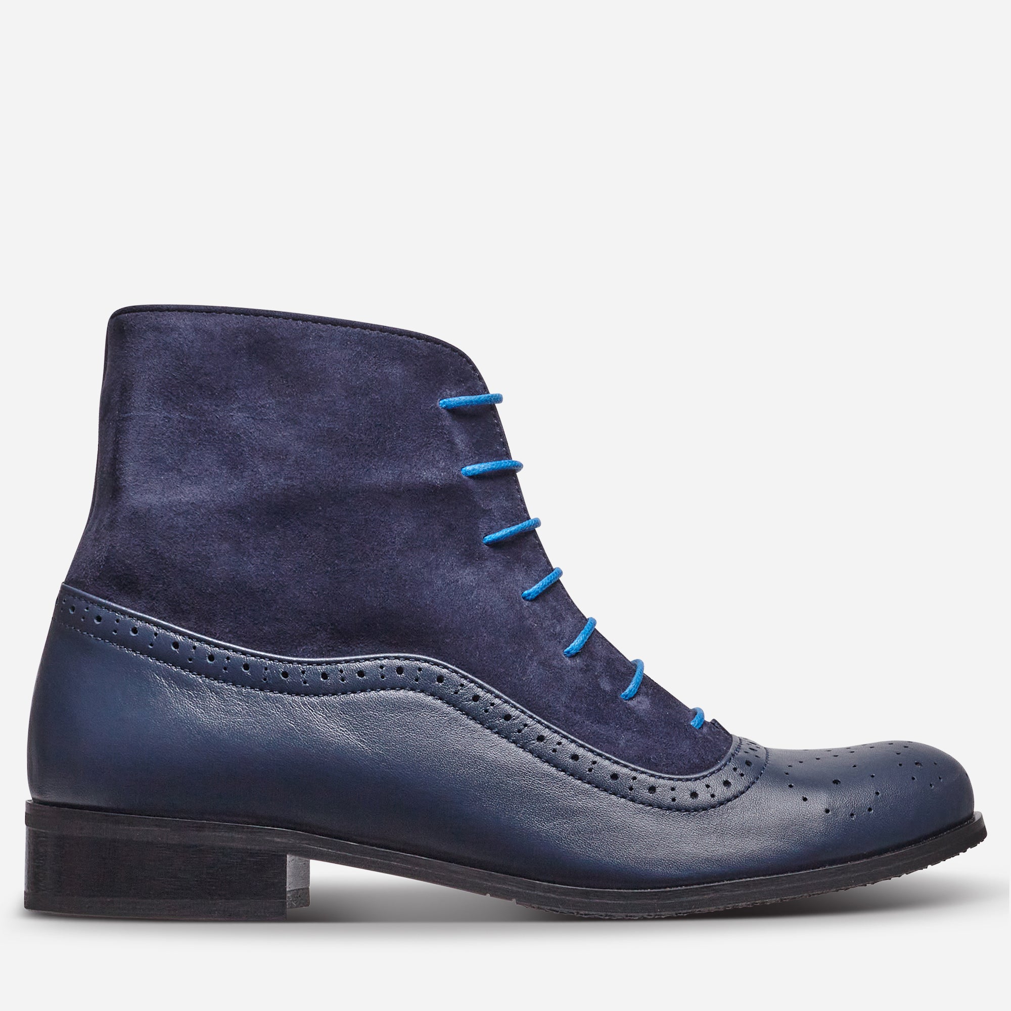 Women's Armada - Oxford Boots, Navy Blue, US 8.5 Women's Armada - Oxford Boots, Navy Blue, US 8.5